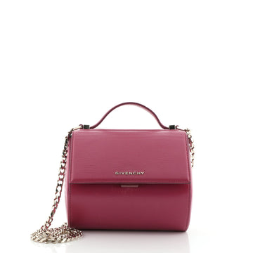 Givenchy Chain Pandora Box Bag Leather Mini