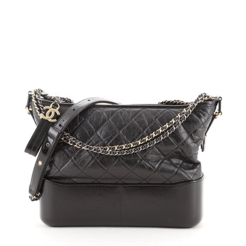 Chanel Gabrielle Hobo Quilted Aged Calfskin Small