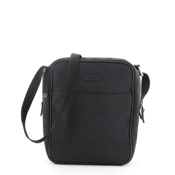 Gucci Front Pocket Messenger Bag GG Canvas Small