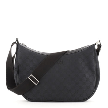 Gucci Saddle Zip Messenger Bag GG Canvas Medium