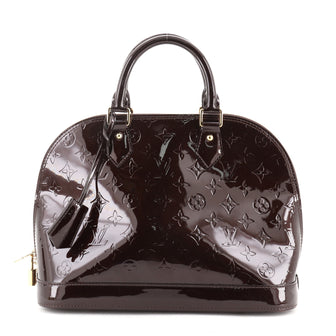 Louis Vuitton Alma Handbag Monogram Vernis PM