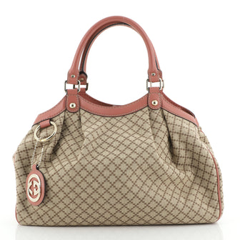 Gucci Sukey Tote Diamante Canvas Medium