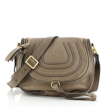 Chloe Marcie Zip Crossbody Bag Leather Medium