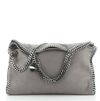 Stella McCartney Falabella Fold Over Bag Shaggy Deer