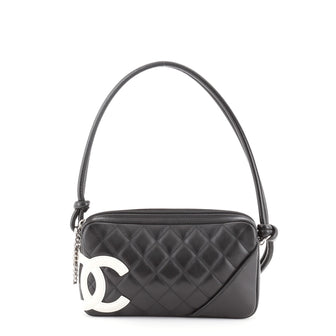 Chanel Cambon Pochette Quilted Leather