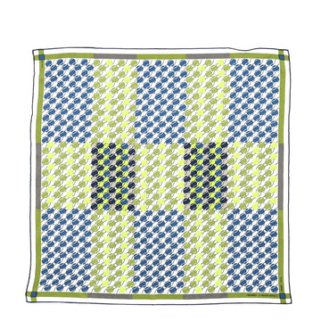 Hermes A Man's World Scarf Printed Silk