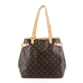 Louis Vuitton Batignolles Handbag Monogram Canvas Vertical