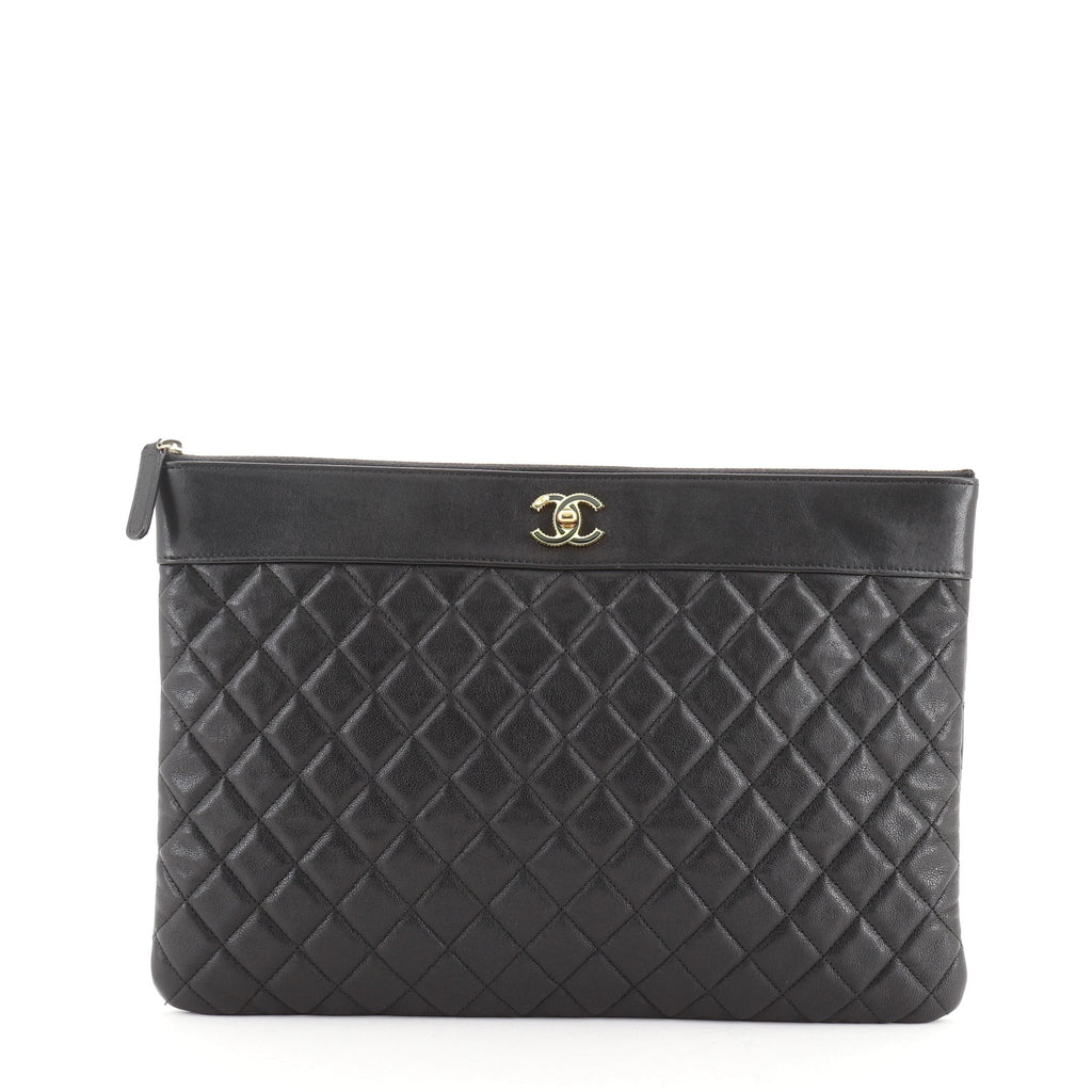 Chanel Mademoiselle vinatge O case clutch quilted sheepskin, Luxury, Bags &  Wallets on Carousell