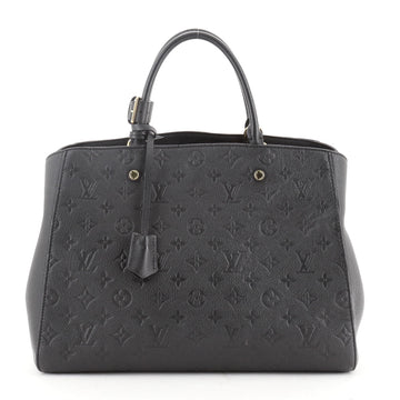 Louis Vuitton Montaigne Handbag Monogram Empreinte Leather GM
