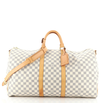 Louis Vuitton Keepall Bandouliere Bag Damier 55