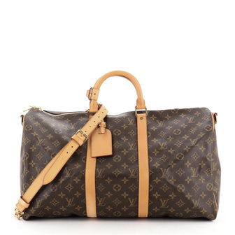 Louis Vuitton Keepall Bandouliere Bag Monogram Canvas 50