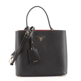 Prada Panier Bucket Bag Saffiano Leather Medium