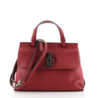 Gucci Bamboo Daily Top Handle Bag Leather Small
