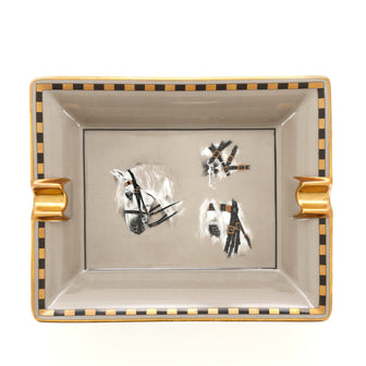 Hermes Ashtray Printed Porcelain Medium