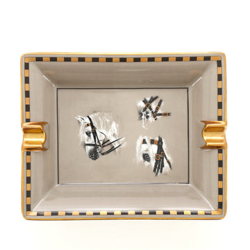 Hermes Ashtray Printed Porcelain Medium