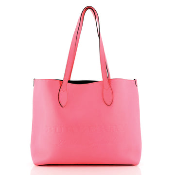 Burberry Remington Tote Embossed Leather Large