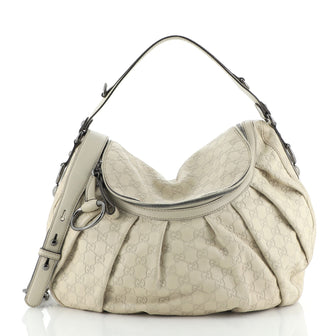 Gucci Icon Bit Convertible Hobo Guccissima Leather Medium
