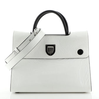 Christian Dior Diorever Handbag Leather Medium