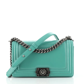 Chanel Reverso Boy Flap Bag Glazed Calfskin Old Medium