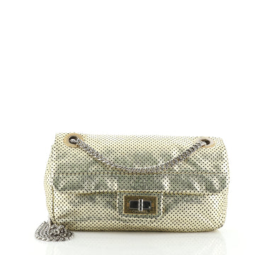 Chanel Drill Flap Bag Perforated Leather Small