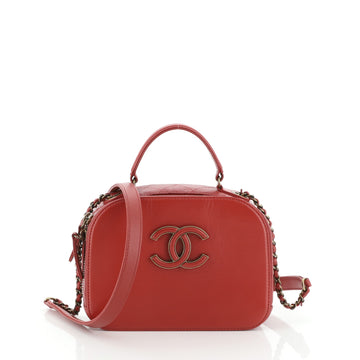 Chanel Coco Curve Vanity Case Calfskin and Quilted Goatskin Small