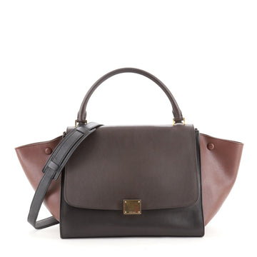 Celine Tricolor Trapeze Bag Leather Medium