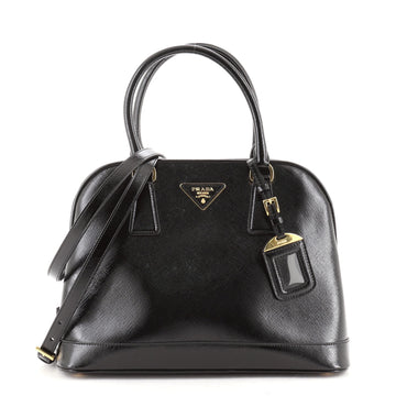 Prada Open Promenade Bag Vernice Saffiano Leather Medium