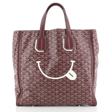 Goyard Voltaire Convertible Tote Painted Coated Canvas