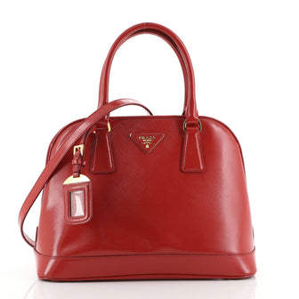 Prada Open Promenade Bag Vernice Saffiano Leather Medium