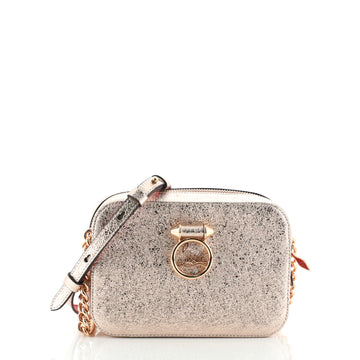 Christian Louboutin Rubylou Crossbody Bag Metallic Leather Mini