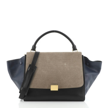 Celine Tricolor Trapeze Bag Leather Medium