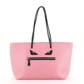 Fendi Monster Roll Tote Leather Medium