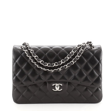Chanel Classic Double Flap Bag Quilted Lambskin Jumbo