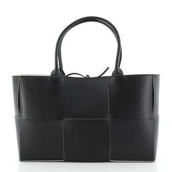 Bottega Veneta Arco Tote Maxi Intrecciato Leather Small