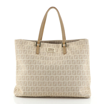 Fendi Vintage Shopping Tote Zucchino Canvas Small