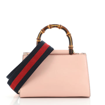 Gucci Nymphaea Top Handle Bag Leather Mini