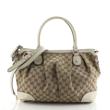 Gucci Sukey Top Handle Satchel GG Canvas Medium