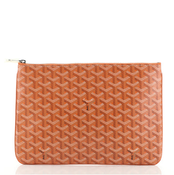 Goyard Senat Zip Pouch Coated Canvas MM