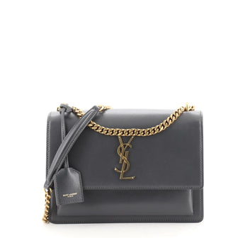 Saint Laurent Sunset Crossbody Bag Leather Medium
