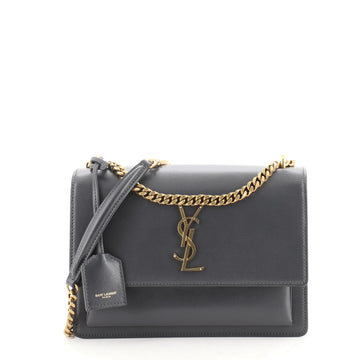Saint Laurent Sunset Crossbody Bag Leather Medium