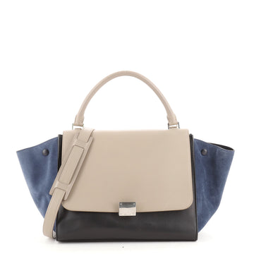 Celine Tricolor Trapeze Bag Leather Medium