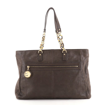 Fendi Vintage Resin Chain Tote Suede XL