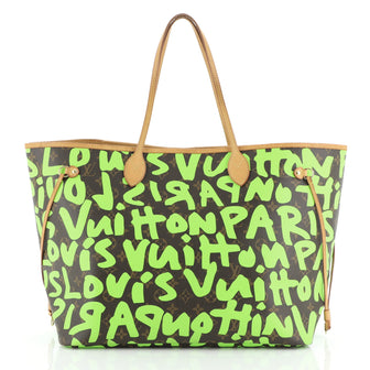 Louis Vuitton Neverfull Tote Limited Edition Monogram Graffiti GM