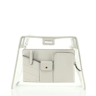 Fendi Peekaboo Defender Quilted PVC with Leather