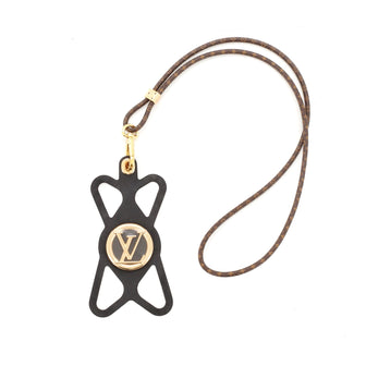 Louis Vuitton Louise Phone Holder Monogram Canvas and Silicone