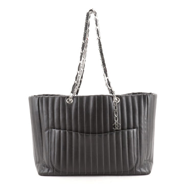 Chanel Mademoiselle Tote Vertical Quilt Lambskin