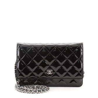Chanel Wallet on Chain Quilted Patent