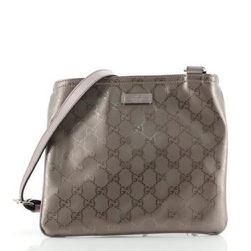 Gucci Zip Top Messenger Bag GG Imprime Small