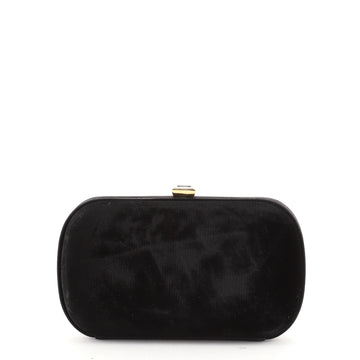 Bottega Veneta Box Clutch Velvet with Crystals Small