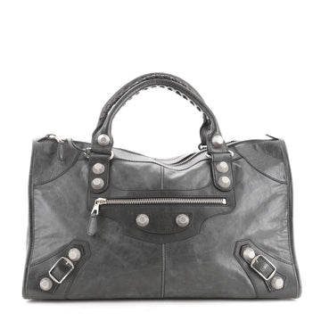 Balenciaga Work Giant Studs Bag Leather